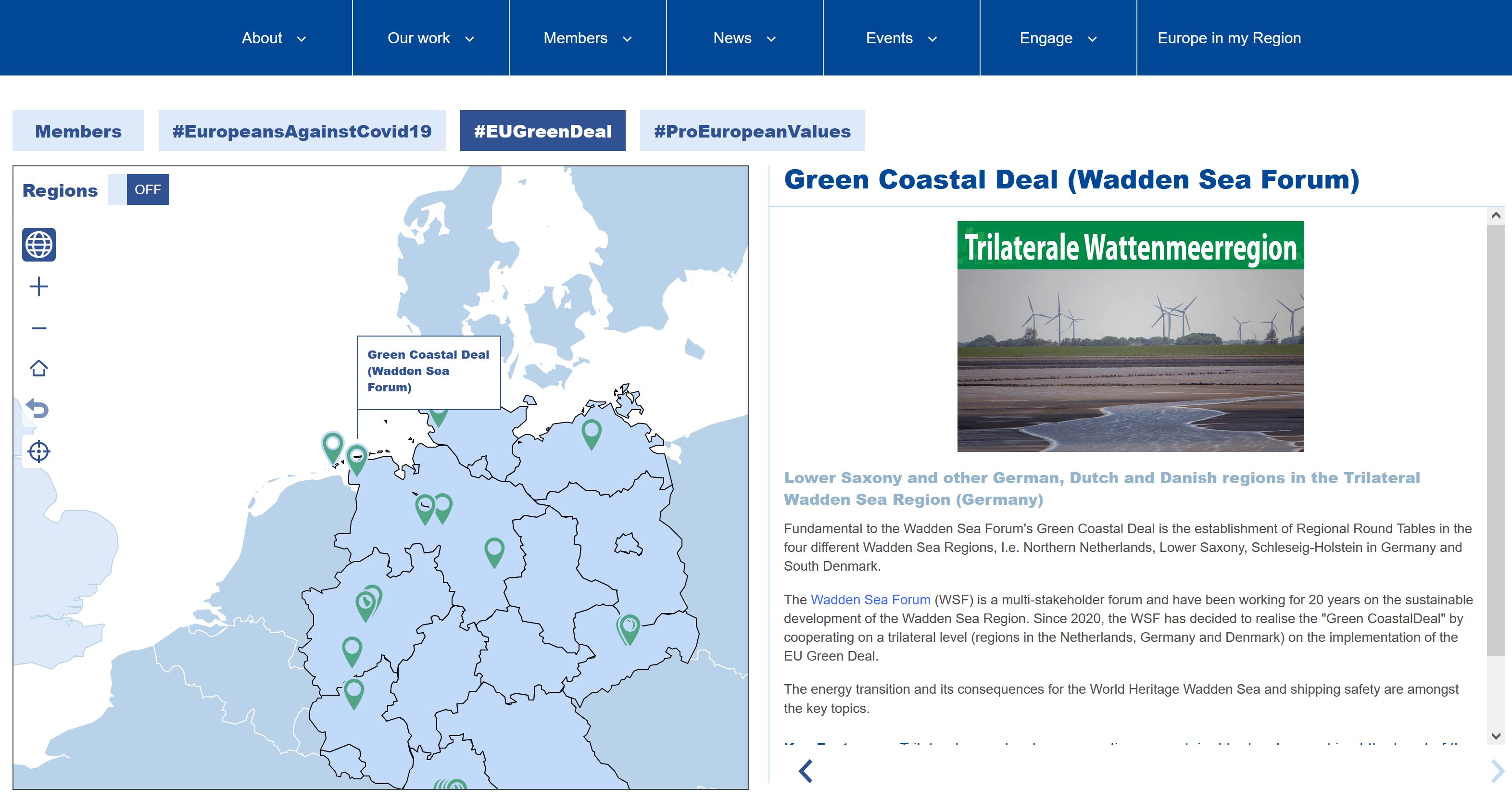 EU Green Deal + WSF trilateral Waddensea Region
